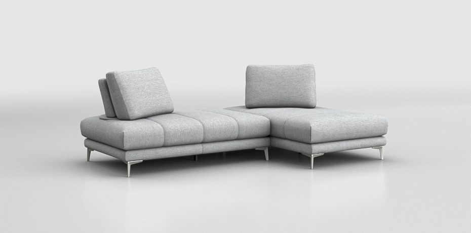 Vigarano - corner sofa - modular backrests